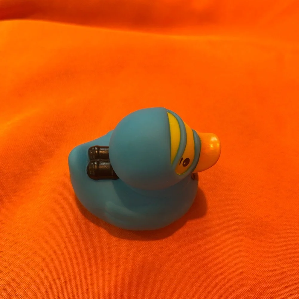Lux Ducks - Blue Scuba Rubber Duck - Approx. 2.75